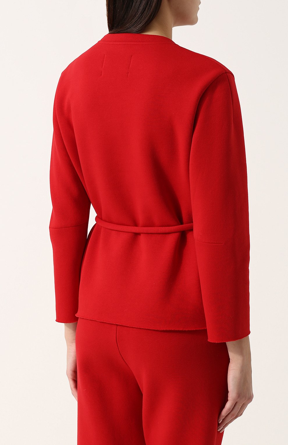 Шерстяной топ с длинным рукавом и поясом NINA DONIS, арт. 37 ND 13, фото 4