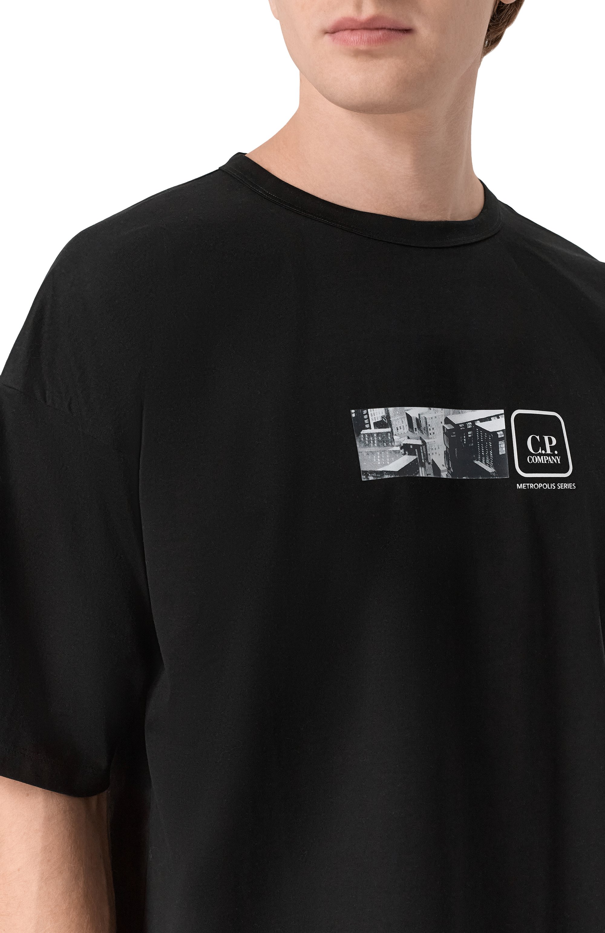 Хлопковая футболка C.P. COMPANY, арт. 20CLTS056A/006370W, фото 5