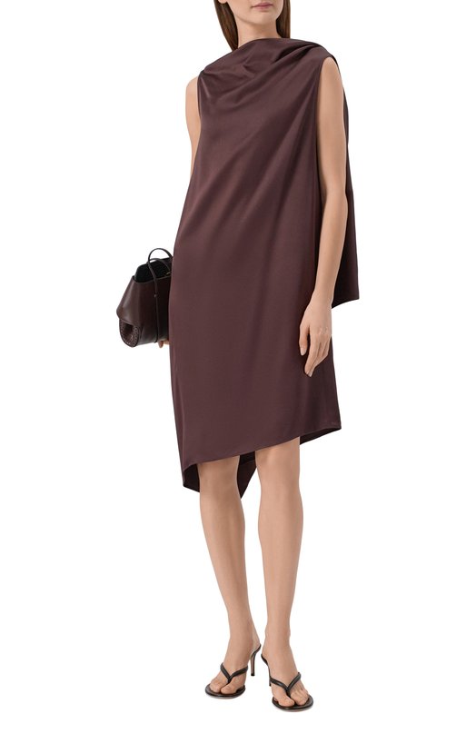 Атласное платье BOSS 50562631 Коричневый  50562631 Фото 2