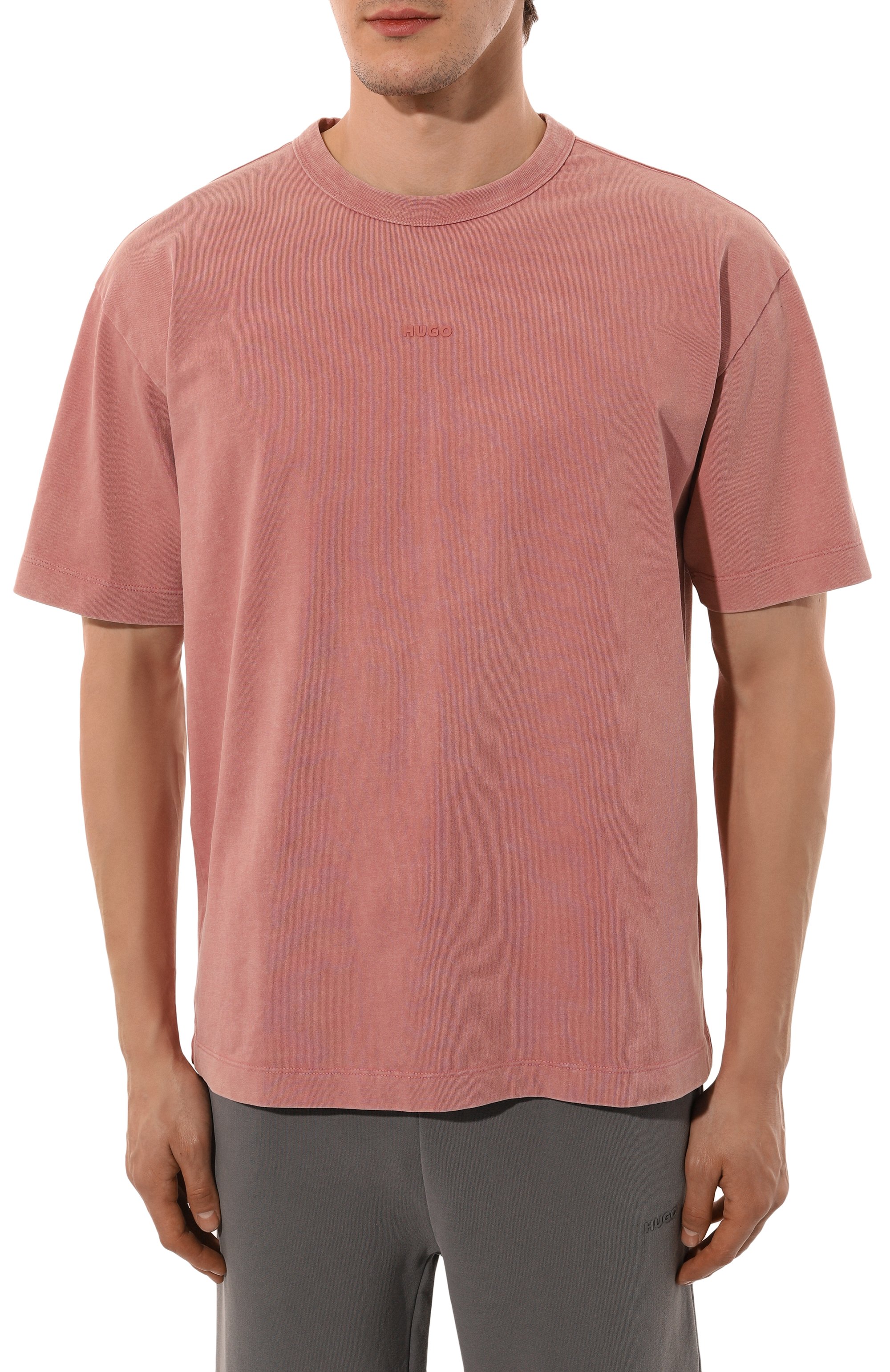 Хлопковая футболка HUGO, арт. 50531739, фото 3