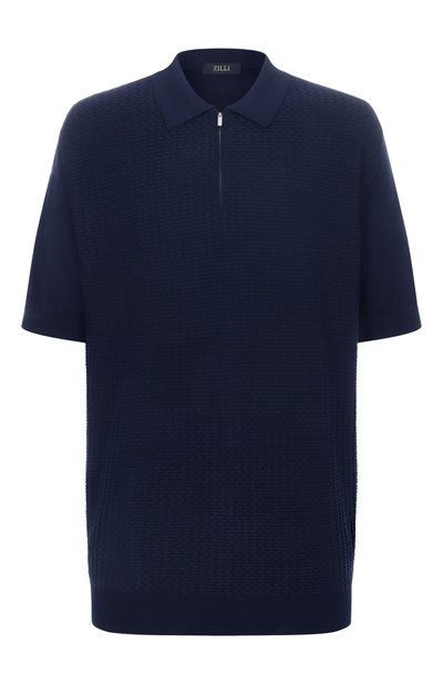 Мужская поло из шелка и хлопка ZILLI, арт. KZP002M0145VZWE00/62