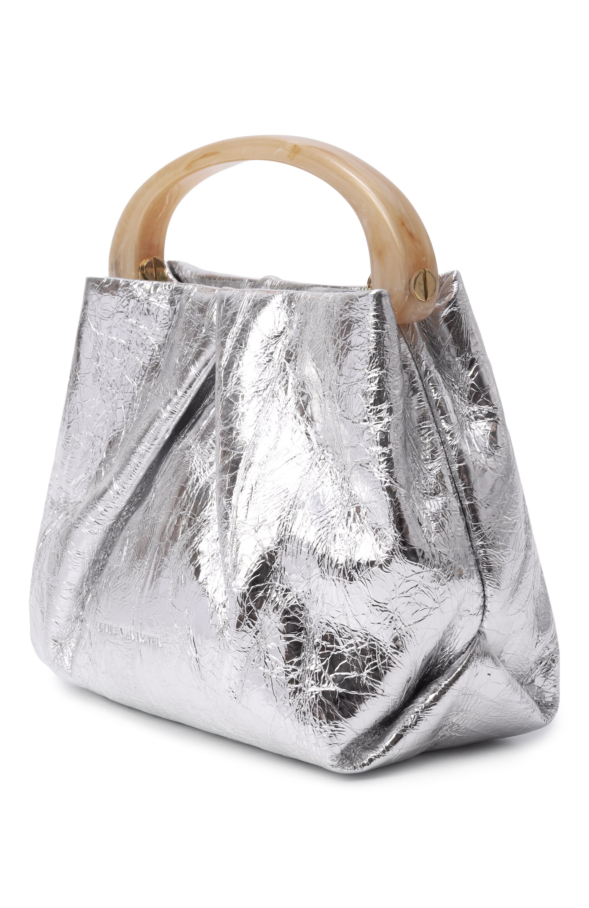 Сумка DRIES VAN NOTEN серебряного цвета по цене 113000 руб., арт. 011524/0207, фото 4 Сумка DRIES VAN NOTEN, арт. 011524/0207, фото 4