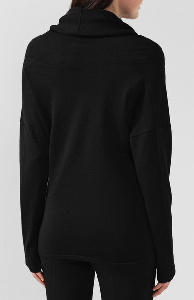 Однотонный кашемировый пуловер с объемным воротником TOM FORD, арт. MAK828-YAX087, фото 4
