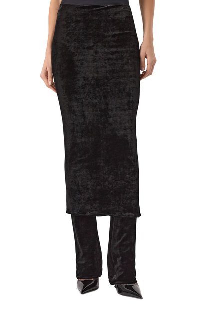 Бархатные брюки ALAIA черного цвета по цене 207000 руб., арт. AA9P0137J071A, фото 3 Бархатные брюки ALAIA, арт. AA9P0137J071A, фото 3