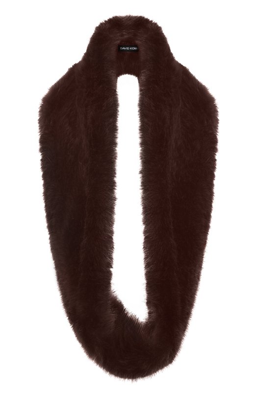 Шарф David Koma PF25DKSCARF Коричневый PF25DKSCARF