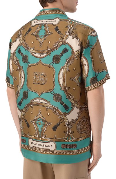 Шелковая рубашка DOLCE & GABBANA, арт. G5JH9T/HI12C, фото 4