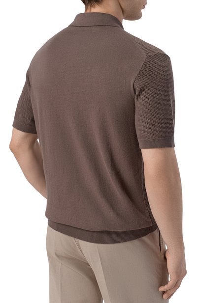 Хлопковое поло CORNELIANI, арт. 27M560/2725188, фото 4