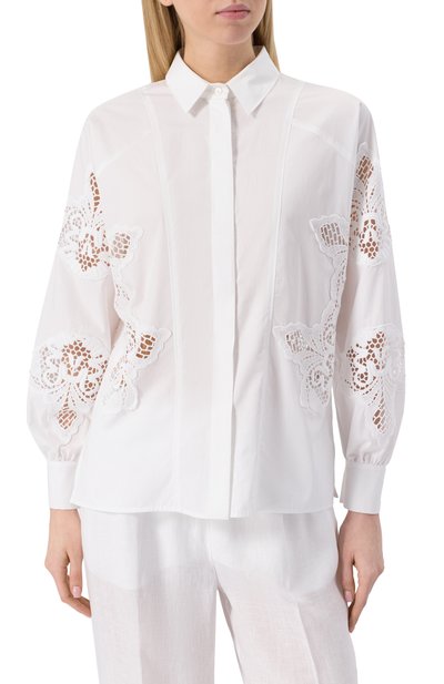 Хлопковая рубашка BEATRICE .B, арт. 25FE4247VEGA, фо�то 3