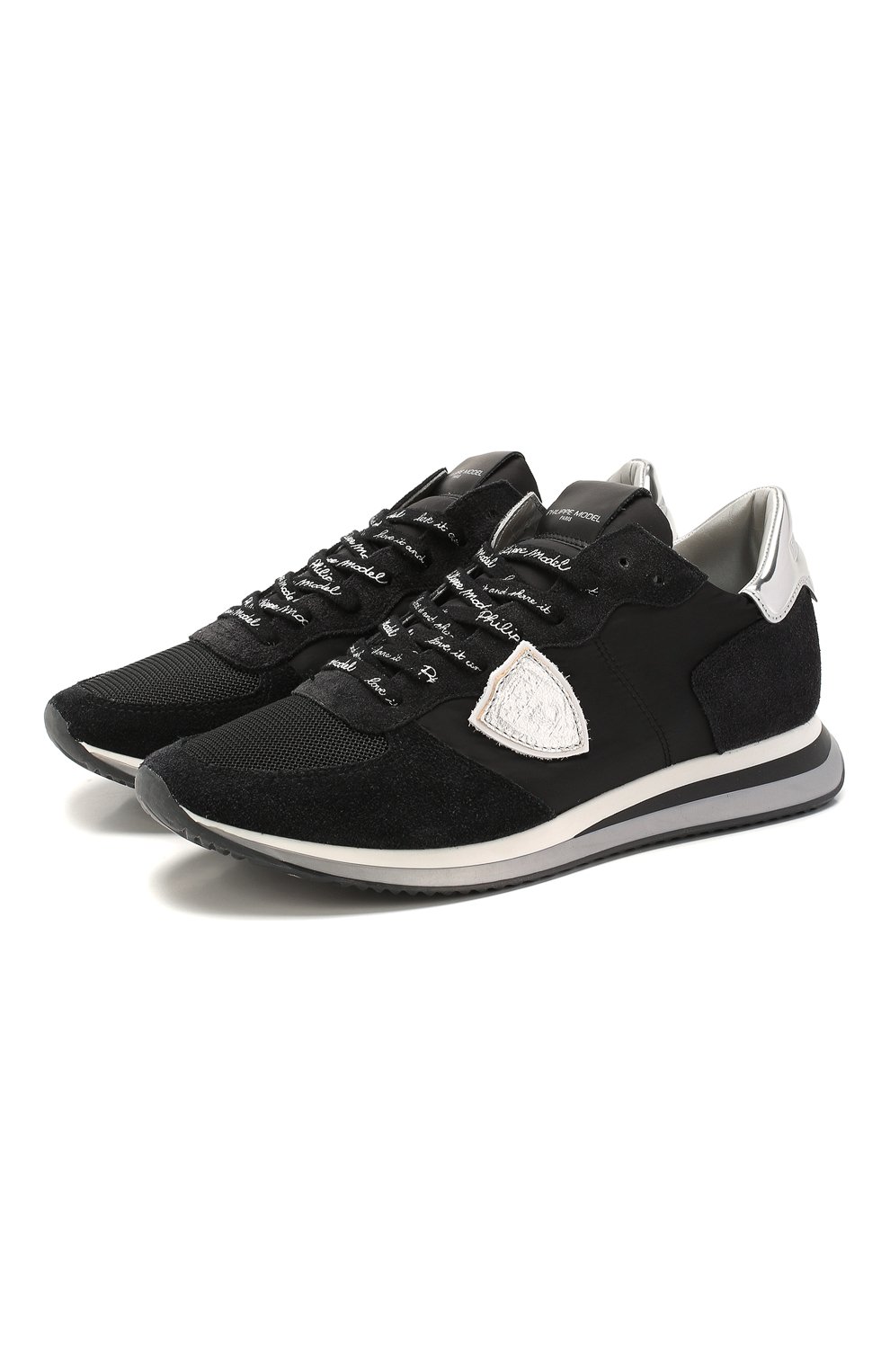 Кожаные кроссовки PHILIPPE MODEL, арт. TZLD WB05, фото 1