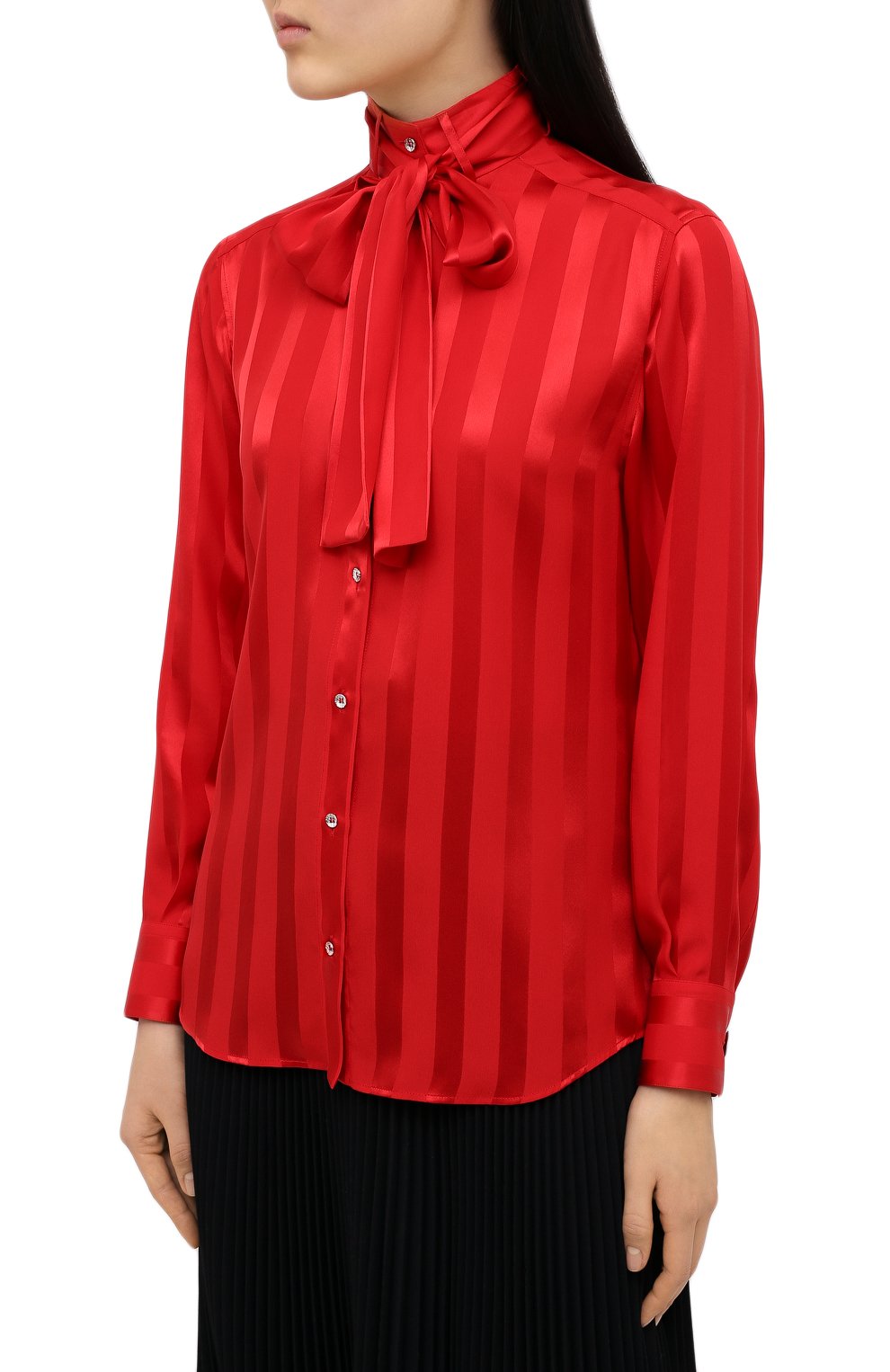 Атласная блузка DOLCE & GABBANA, арт. F5L73T/FJ1HS, фото 3