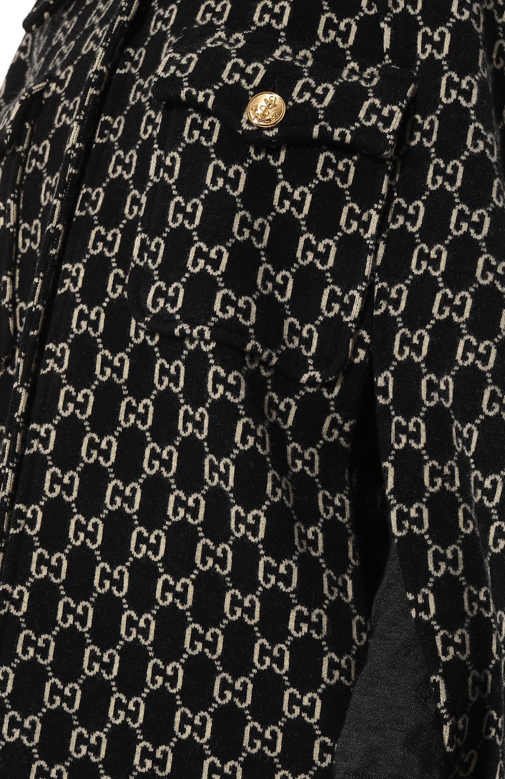 Шерстяная накидка GUCCI, арт. 650533 XKBR8, фото 5