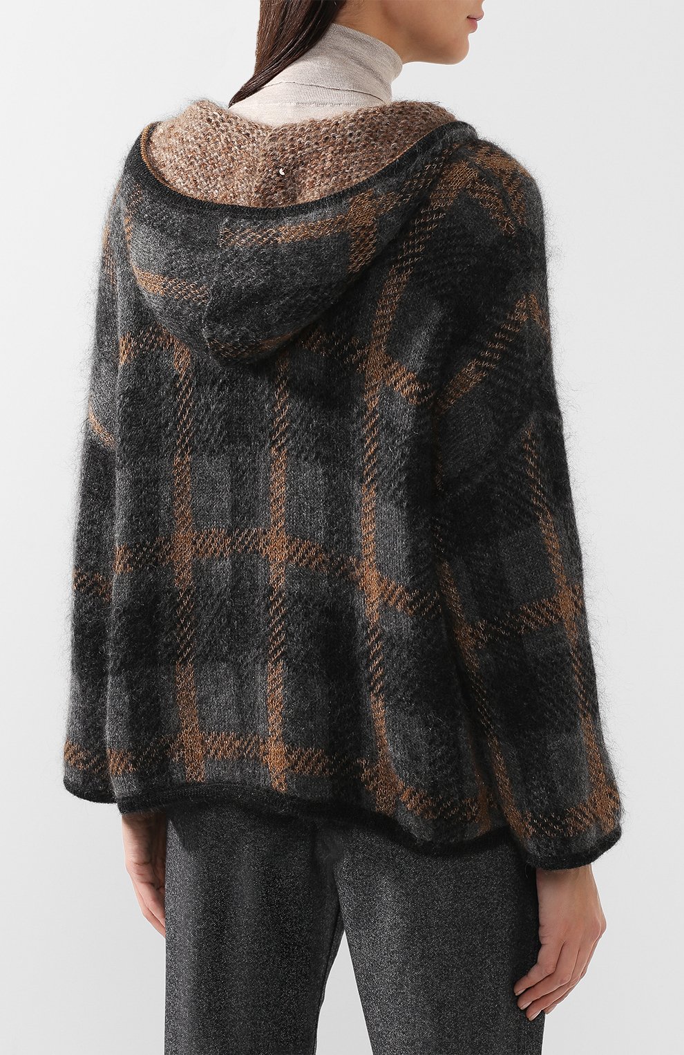 Двусторонний кардиган с капюшоном BRUNELLO CUCINELLI, арт. M3L343006, фото 4