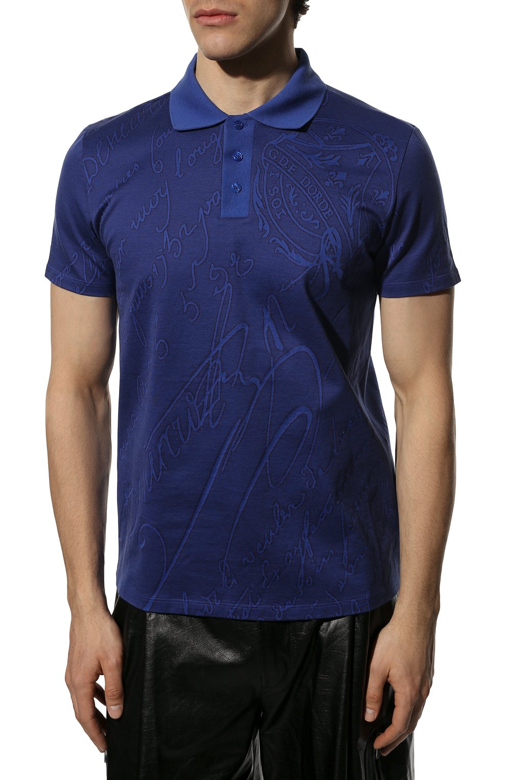 Хлопковое поло BERLUTI, арт. R22JPS56-003, фото 3