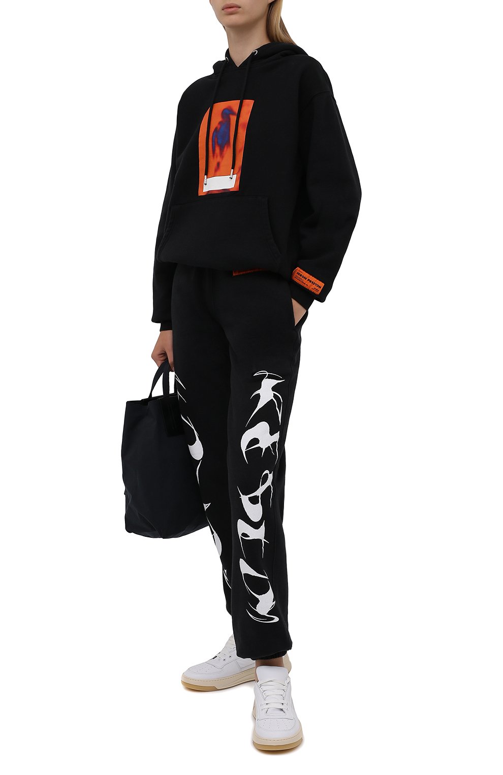Хлопковые джоггеры HERON PRESTON, арт. HWCH003F21JER0011001, фото 2