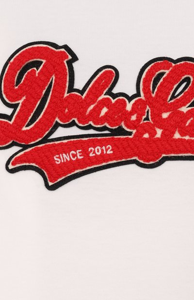 Хлопковая футболка DOLCE & GABBANA, арт. L4JTHU/G7P0T, фото 3