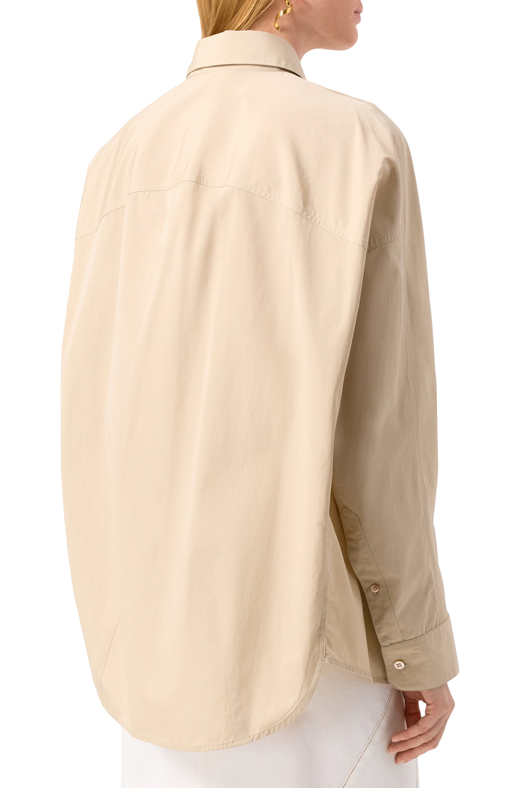 Хлопковая рубашка DRIES VAN NOTEN, арт. 242-010701-9244, фото 4