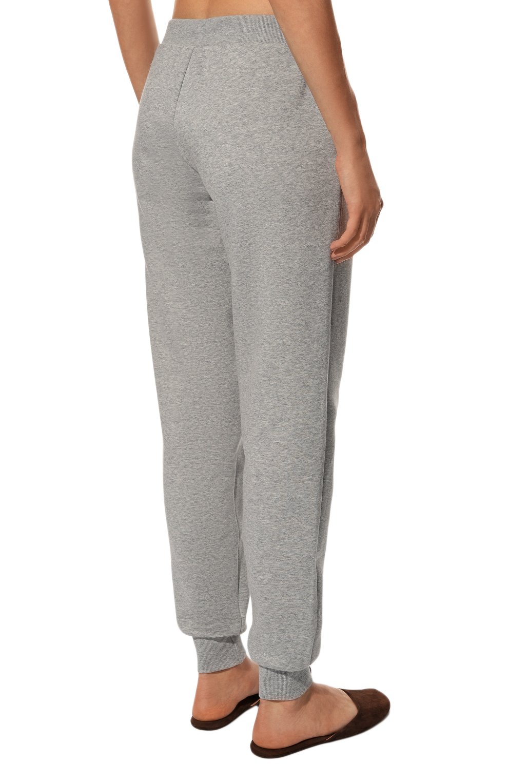 Хлопковое джоггеры EMPORIO ARMANI серого цвета по цене 7995 руб., арт. 164600/2F265, фото 4 Хлопковое джоггеры EMPORIO ARMANI, арт. 164600/2F265, фото 4