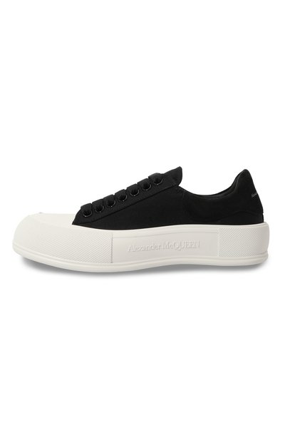 Комбинированные кеды deck plimsoll ALEXANDER MCQUEEN, арт. 697120/W4MV7, фото 4