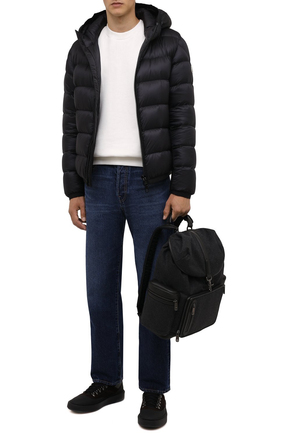 Текстильный рюкзак ZEGNA темно-серого цвета по цене 197000 руб., арт. C1282X-LHUTE, фото 2 Текстильный рюкзак ZEGNA, арт. C1282X-LHUTE, фото 2