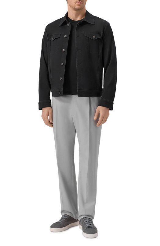 Брюки из лиоцелла и хлопка Boglioli 80930/SB6113 Серый  80930/SB6113 Фото 2