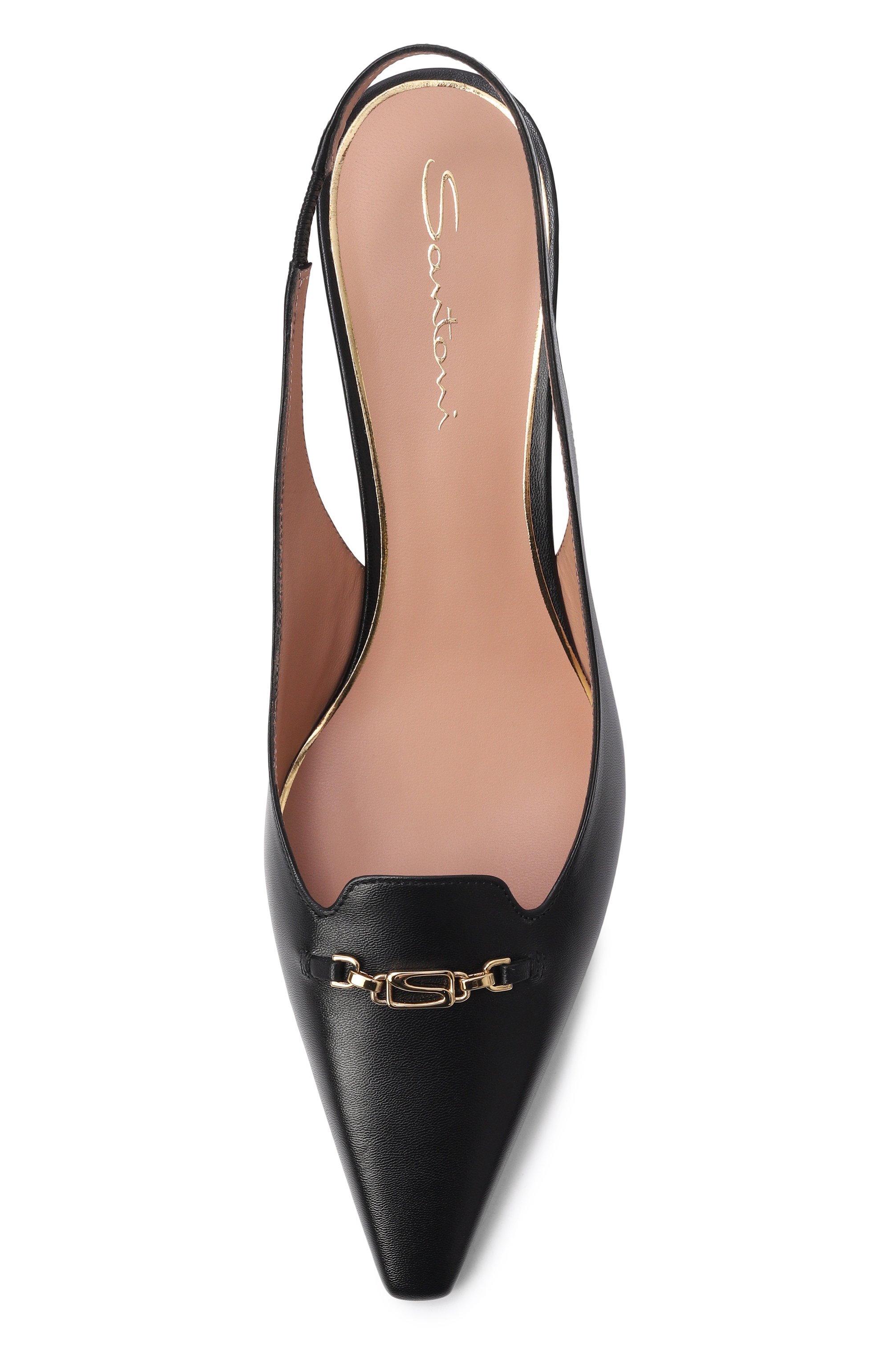 Кожаные туфли SANTONI черного цвета по цене 112000 руб., арт. WDEG72112HA2NWLN, фото 6 Кожаные туфли SANTONI, арт. WDEG72112HA2NWLN, фото 6