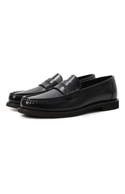 Женские кожаные пенни-лоферы BRUNELLO CUCINELLI, арт. MZVNG3011P