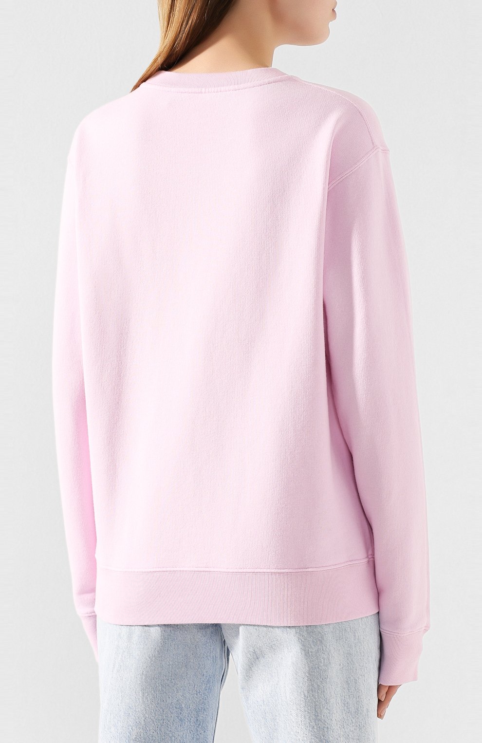 Хлопковый свитшот GOLDEN GOOSE DELUXE BRAND розового цвета по цене 33650 руб., арт. G36WP029.S4, фото 4 Хлопковый свитшот GOLDEN GOOSE DELUXE BRAND, арт. G36WP029.S4, фото 4