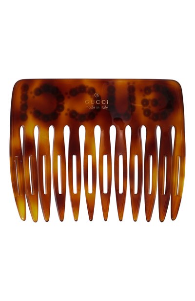 Заколка для волос GUCCI коричневого цвета по цене 38880 руб., арт. 503957 I12GO, фото 3 Заколка для волос GUCCI, арт. 503957 I12GO, фото 3