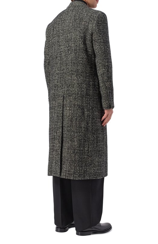 Шерстяное пальто Dolce & Gabbana G050LT/FMZAQ Серый  G050LT/FMZAQ Фото 4