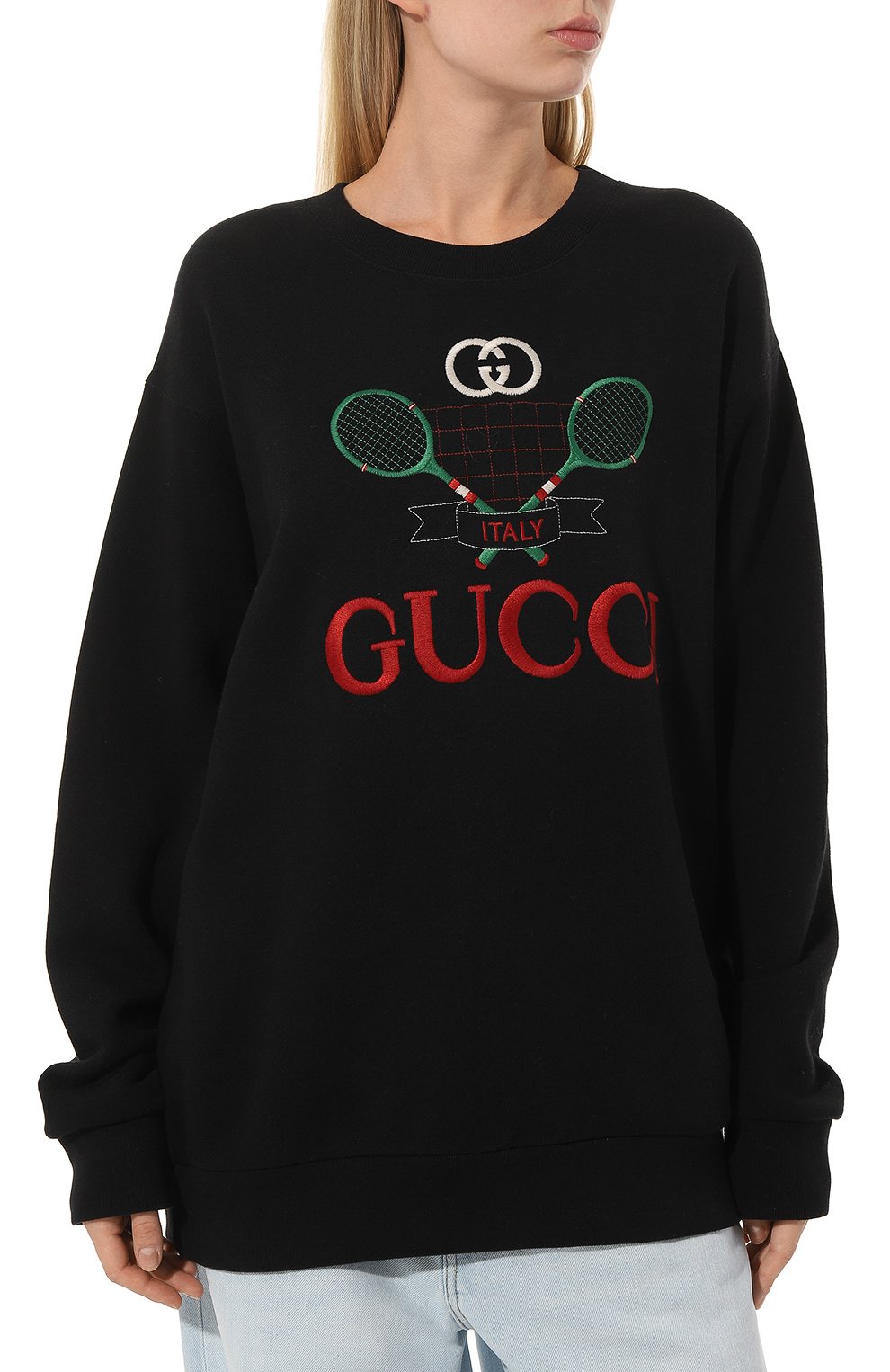 Хлопковый свитшот GUCCI, арт. 469250 XJBIY, фото 3