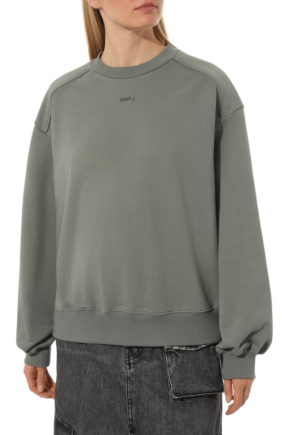 Хлопковый свитшот JUUN.J, арт. JW3341W61H, фото 3