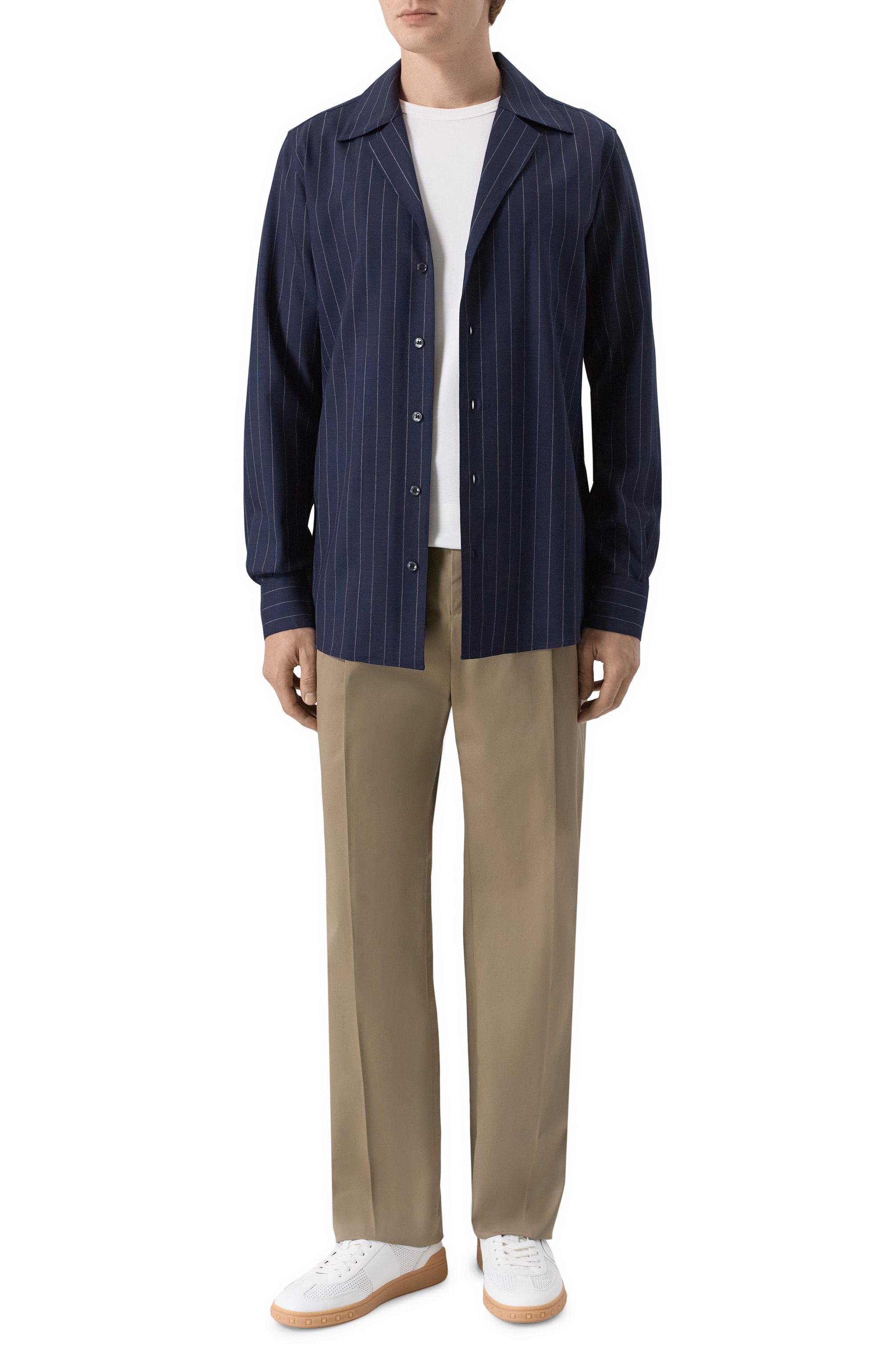 Шерстяная рубашка DOLCE & GABBANA, арт. G50D8Z/FR23B, фото 2