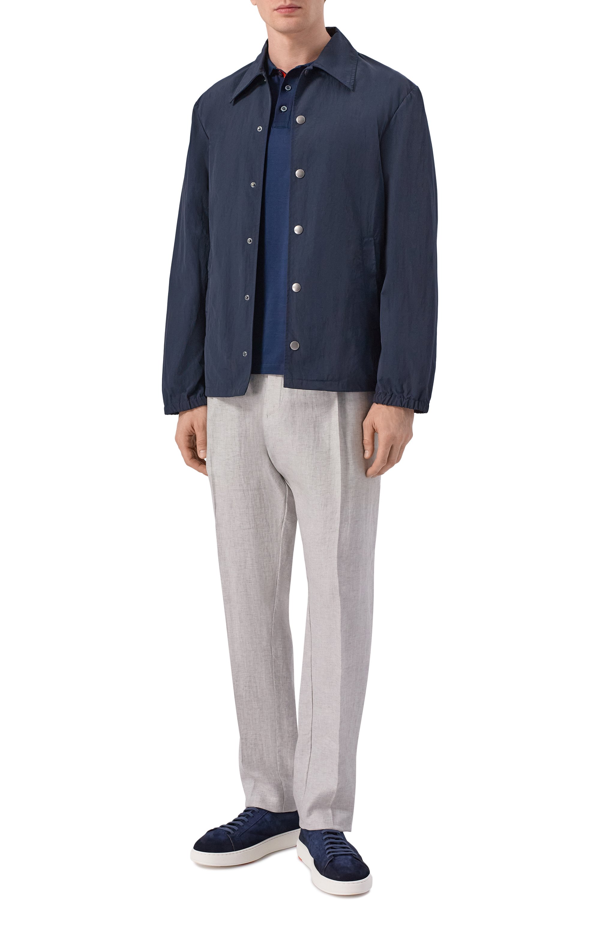 Хлопковое поло golf MOORER, арт. UG0LIN0/JCG, фото 2