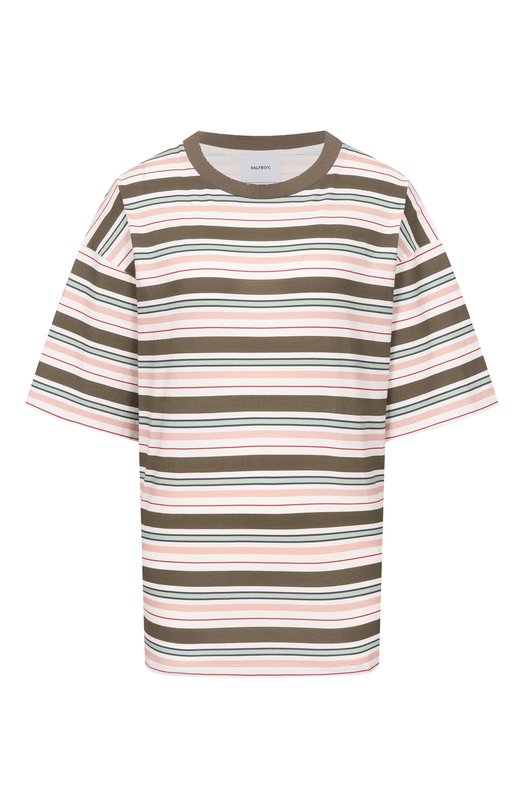 Хлопковая футболка Halfboy HS261WT028 JS014/STRIPES TEE Разноцветный HS261WT028 JS014/STRIPES TEE