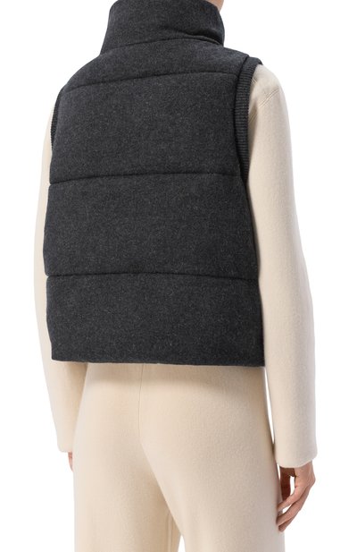 Утепленный жилет из шерсти и кашемира BOSS, арт. 50547894, фото 4