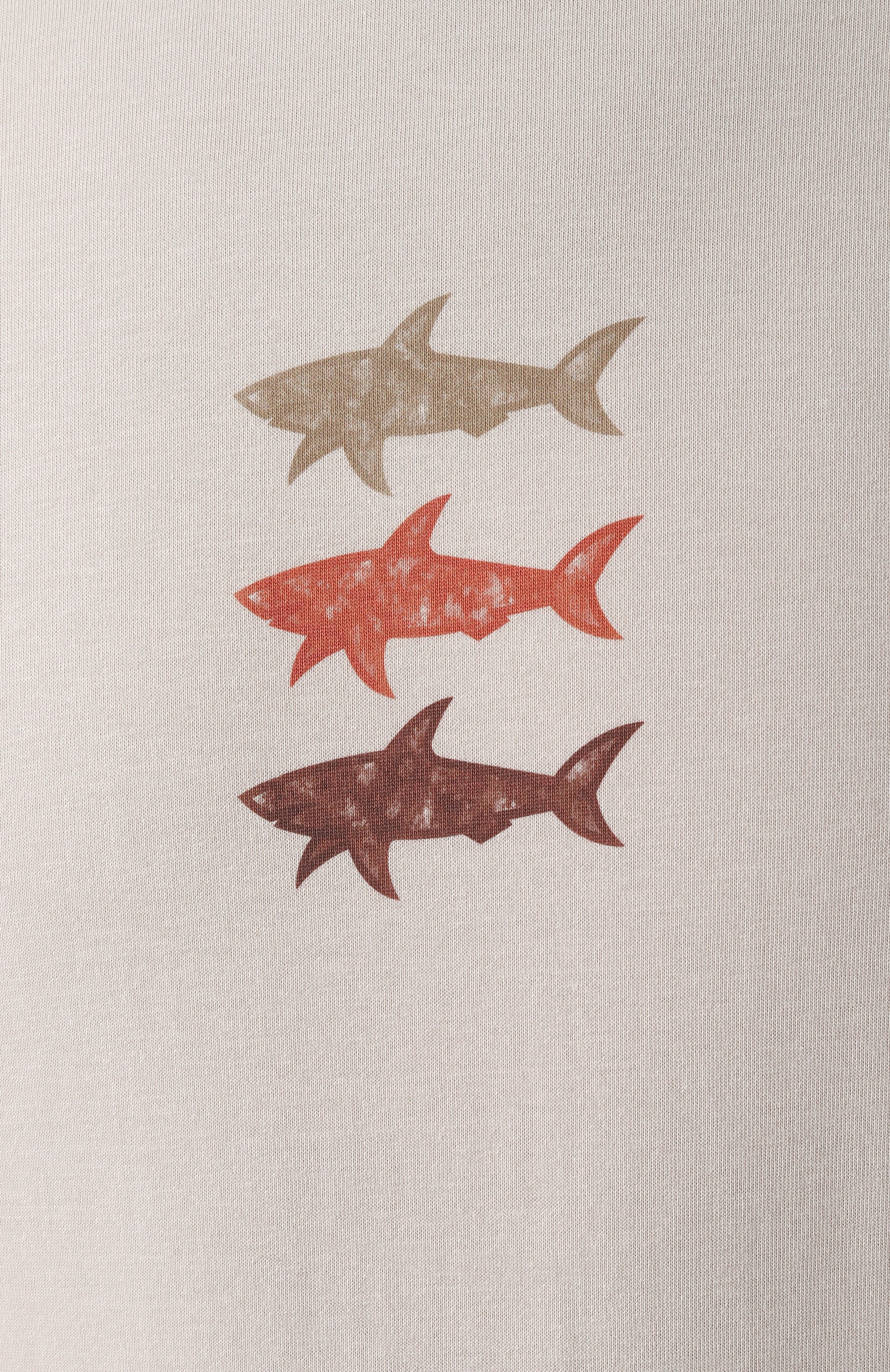 Хлопковая футболка PAUL&SHARK светло-бежевого цвета по цене 27300 руб., арт. 25411005, фото 6 Хлопковая футболка PAUL&SHARK, арт. 25411005, фото 6