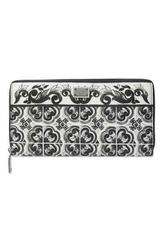 Кожаное портмоне Dolce & Gabbana BP1672/AN719 Чёрно-белый BP1672/AN719