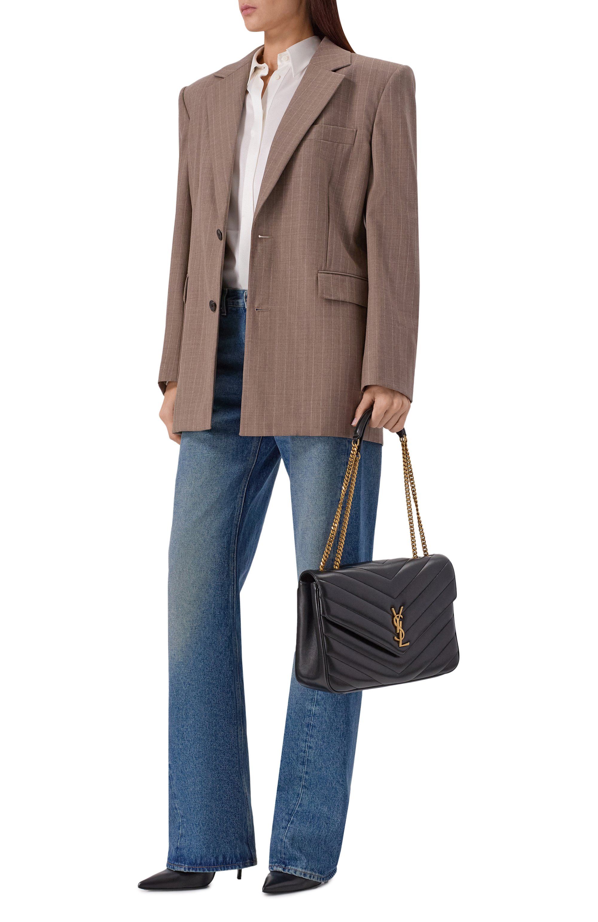 Сумка loulou large SAINT LAURENT, арт. 803541/AAEAX, фото 7