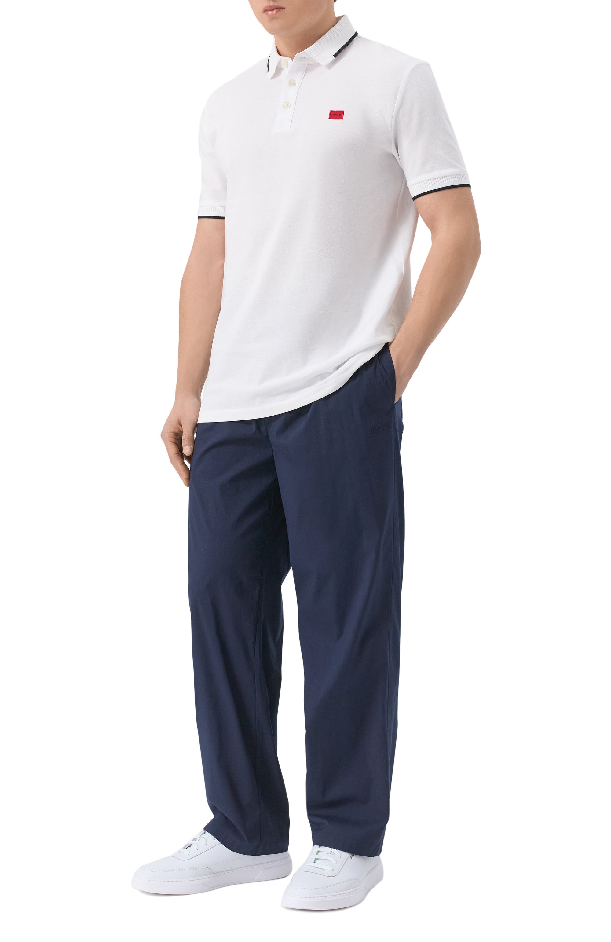 Брюки из вискозы и хлопка BOSS, арт. 50535779, фото 2