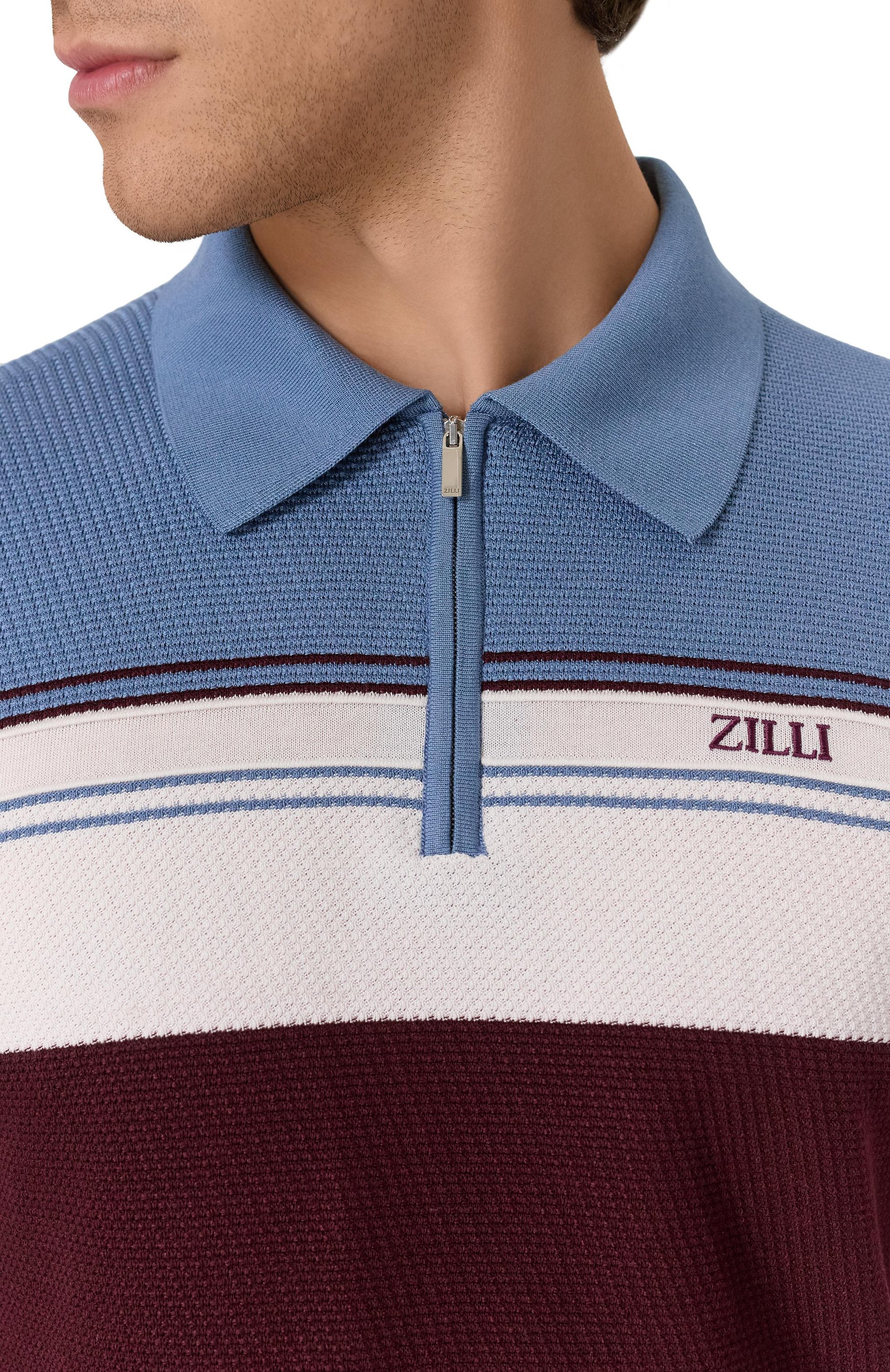 Поло из шелка и хлопка ZILLI, арт. KZP002M0142VTHL00/62, фото 5