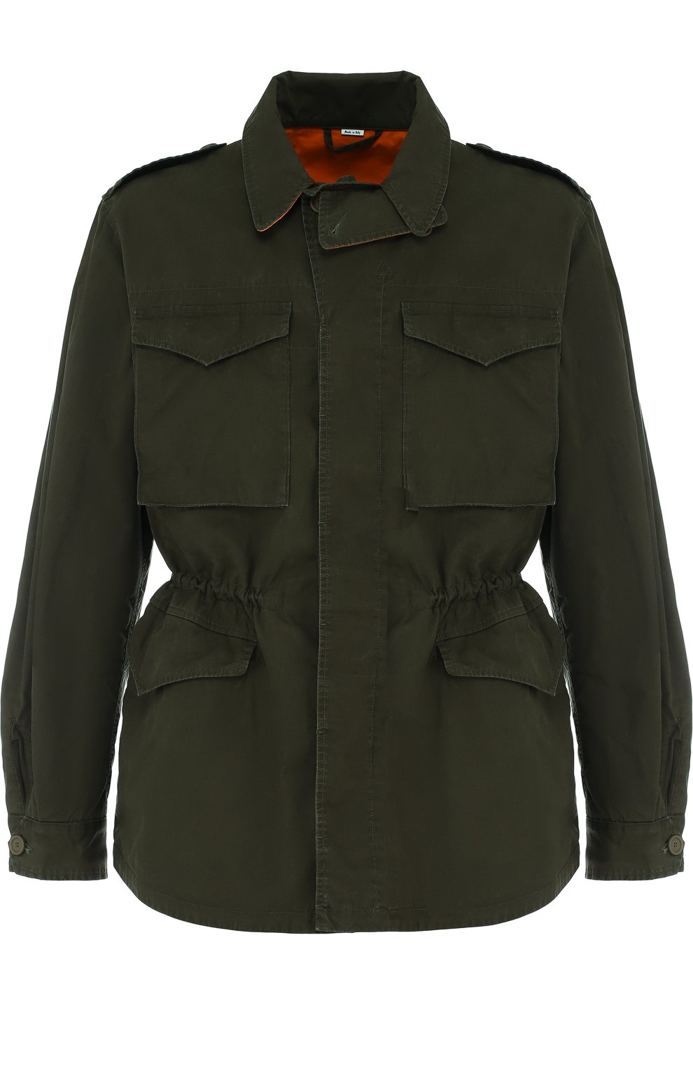 Укороченная хлопковая парка с логотипом бренда GUCCI, арт. 475041/XD714, фото 1