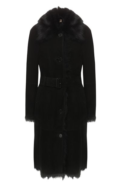 Женская дубленка с поясом BURBERRY, арт. 8003561