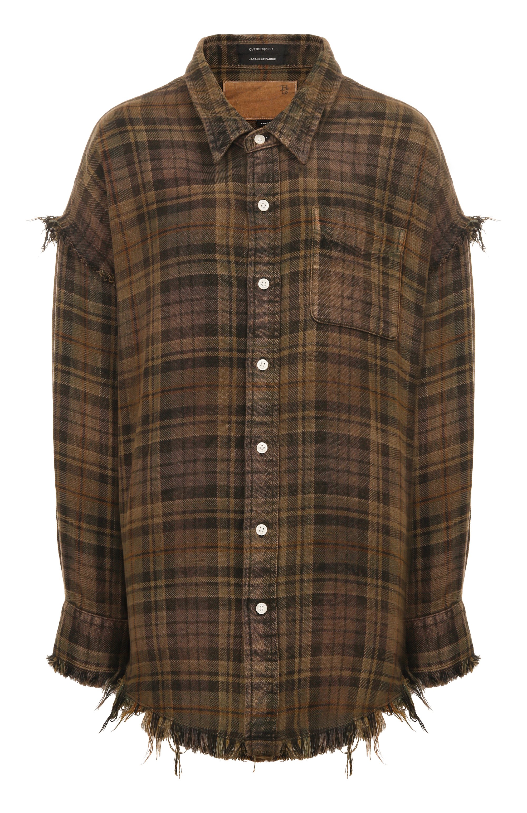 Хлопковая рубашка R13, арт. R13WR075-R607B, фото 1