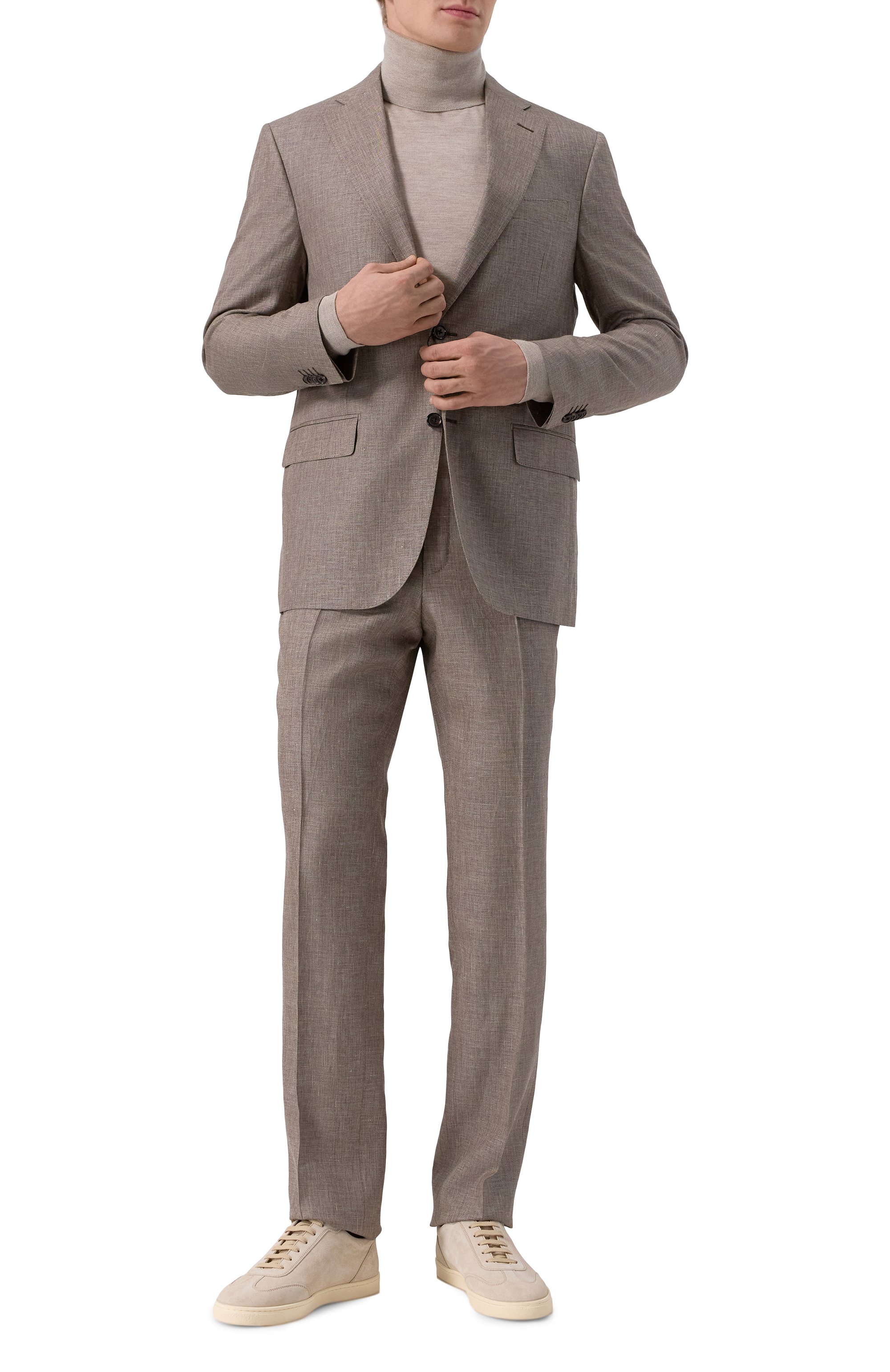 Костюм из шерсти и льна CORNELIANI, арт. 25X008-2518263_SET, фото 2