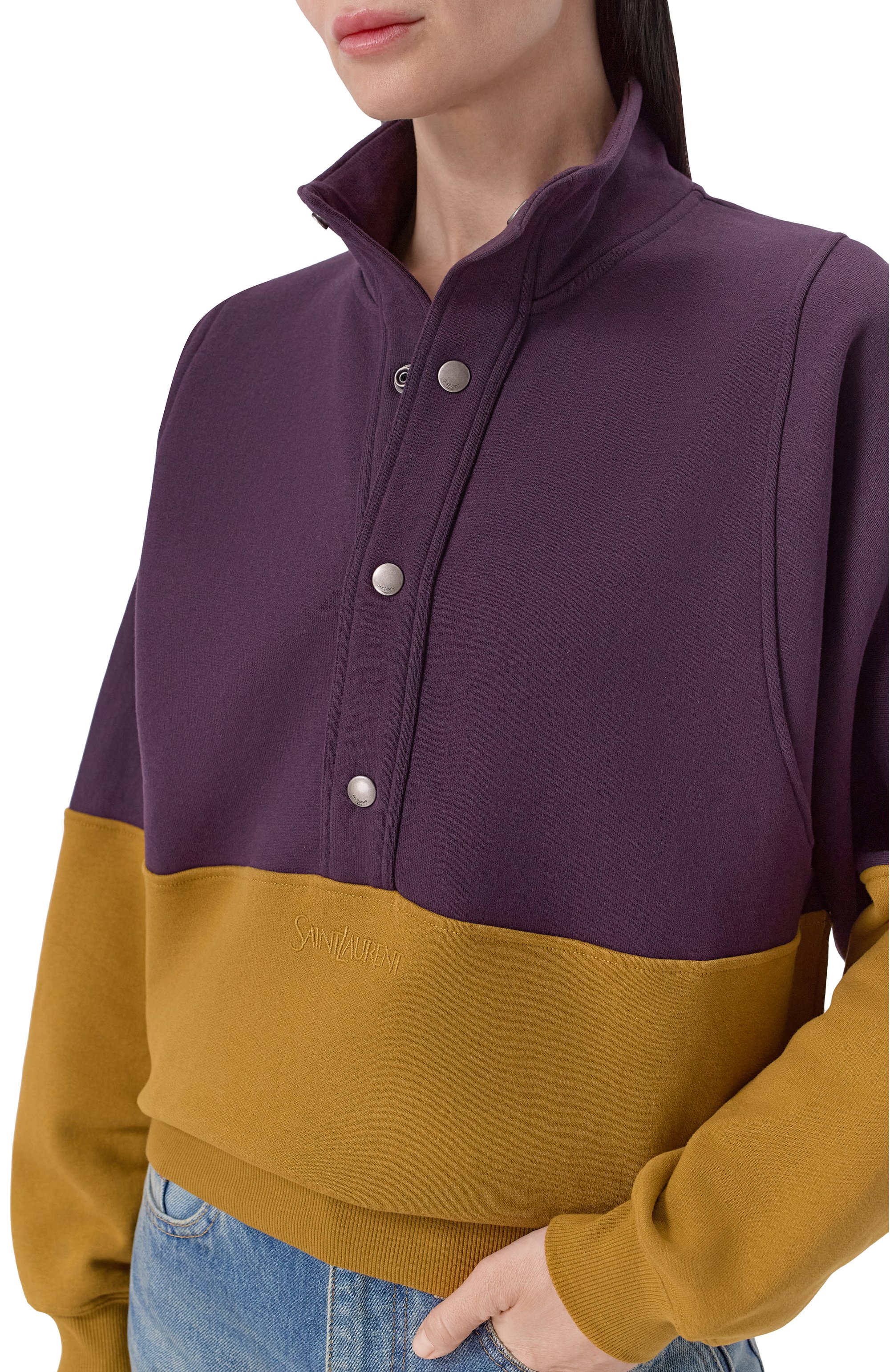 Хлопковый анорак SAINT LAURENT, арт. 859593/Y36SW, фото 5