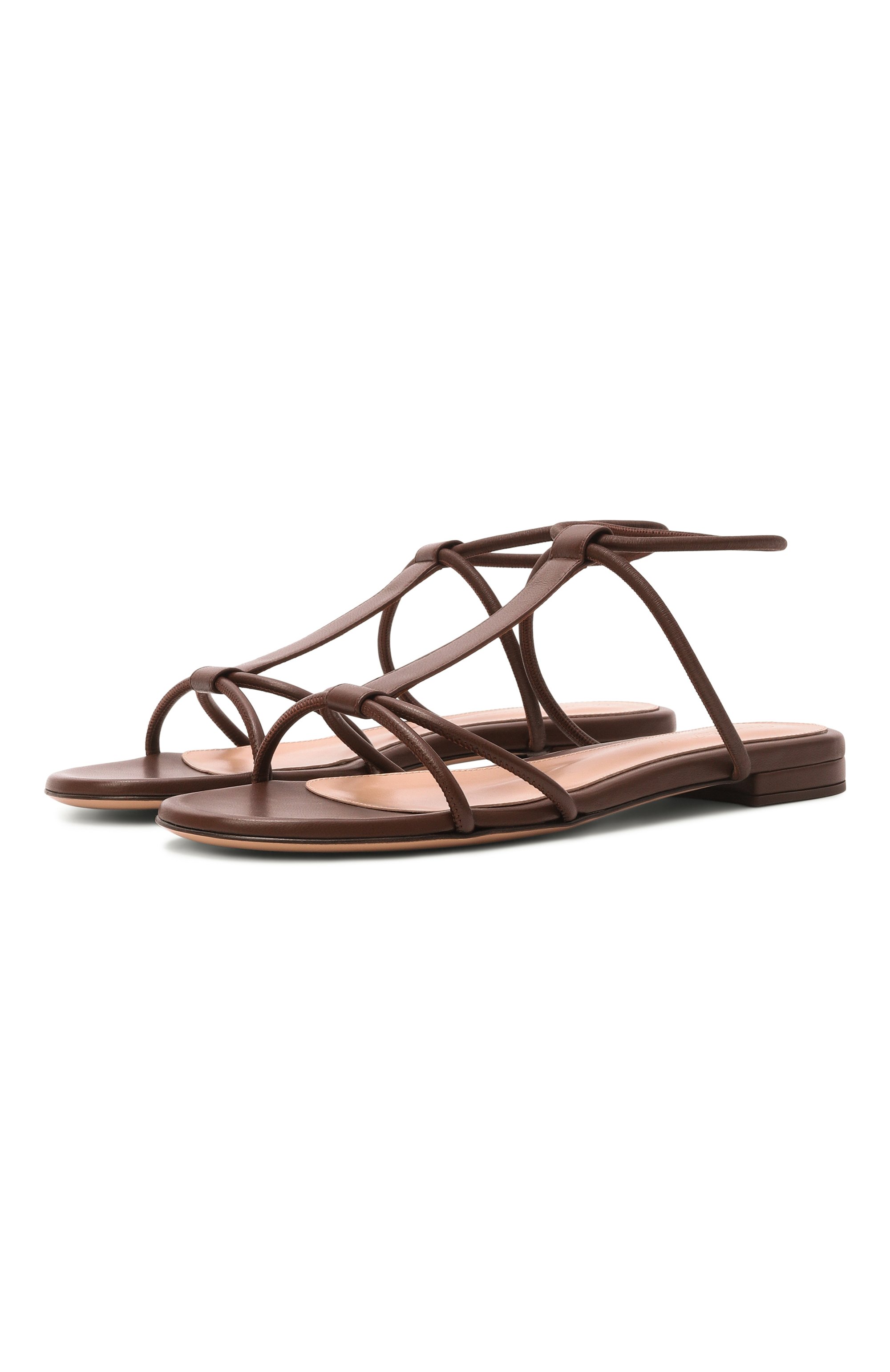 Кожаные сандалии lilo GIANVITO ROSSI, арт. G32728.05RIC.NAPBR0W, фото 1
