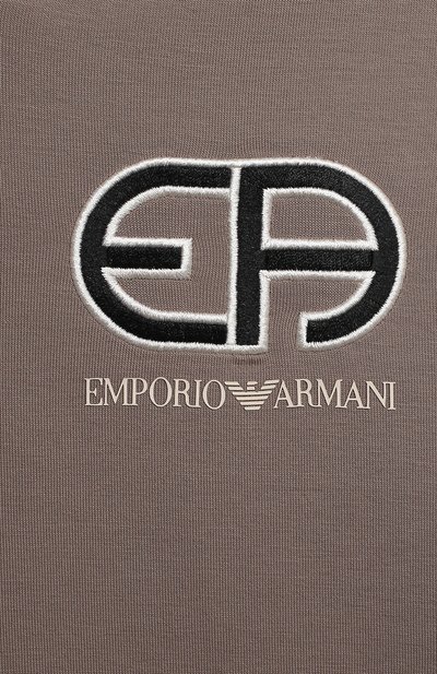 Хлопковое худи EMPORIO ARMANI, арт. 3K4MG4/1JHSZ, фото 3