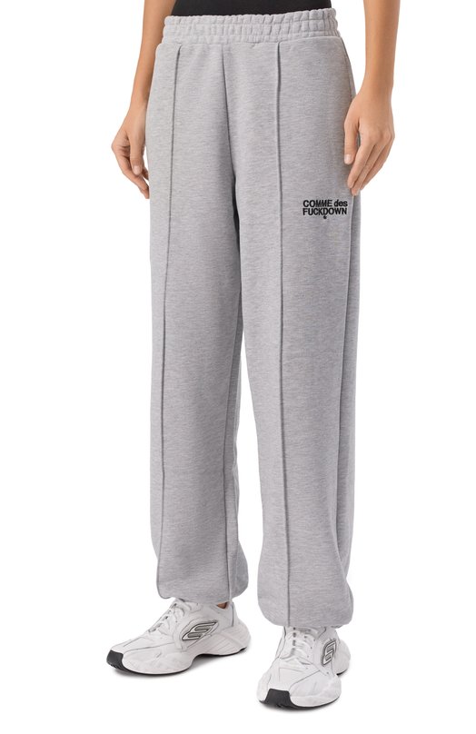 Хлопковые брюки Comme des Fuckdown CFABW01374 Серый  CFABW01374 Фото 3