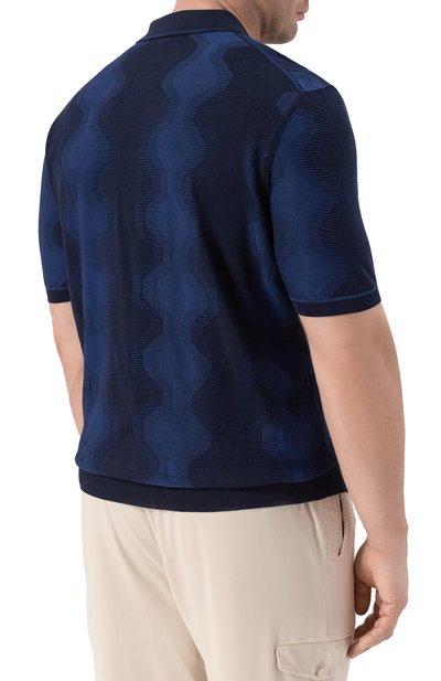 Поло из шелка и хлопка STEFANO RICCI, арт. K818105P31/F26171_001, фото 4