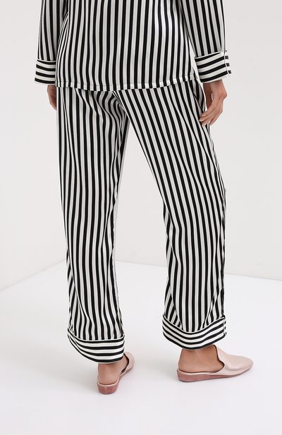 Шелковая пижама в контрастную полоску OLIVIA VON HALLE, арт. CT0006, фото 5